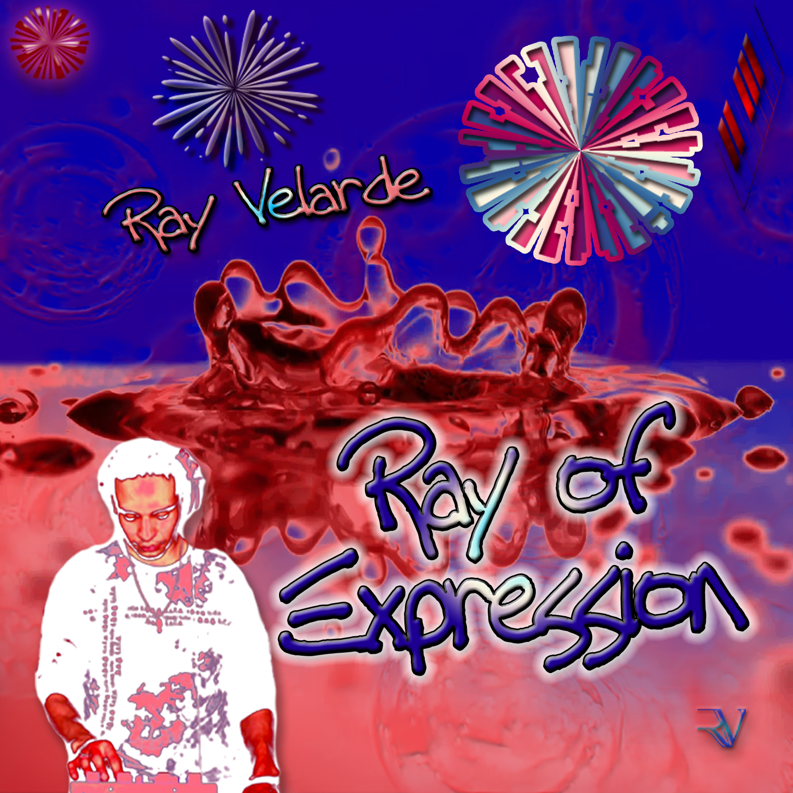 Original Ray of Expression album artwork by Ray Velarde